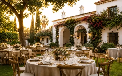 Alquiler de mesas y sillas para eventos: claves para organizar celebraciones de verano en Sevilla