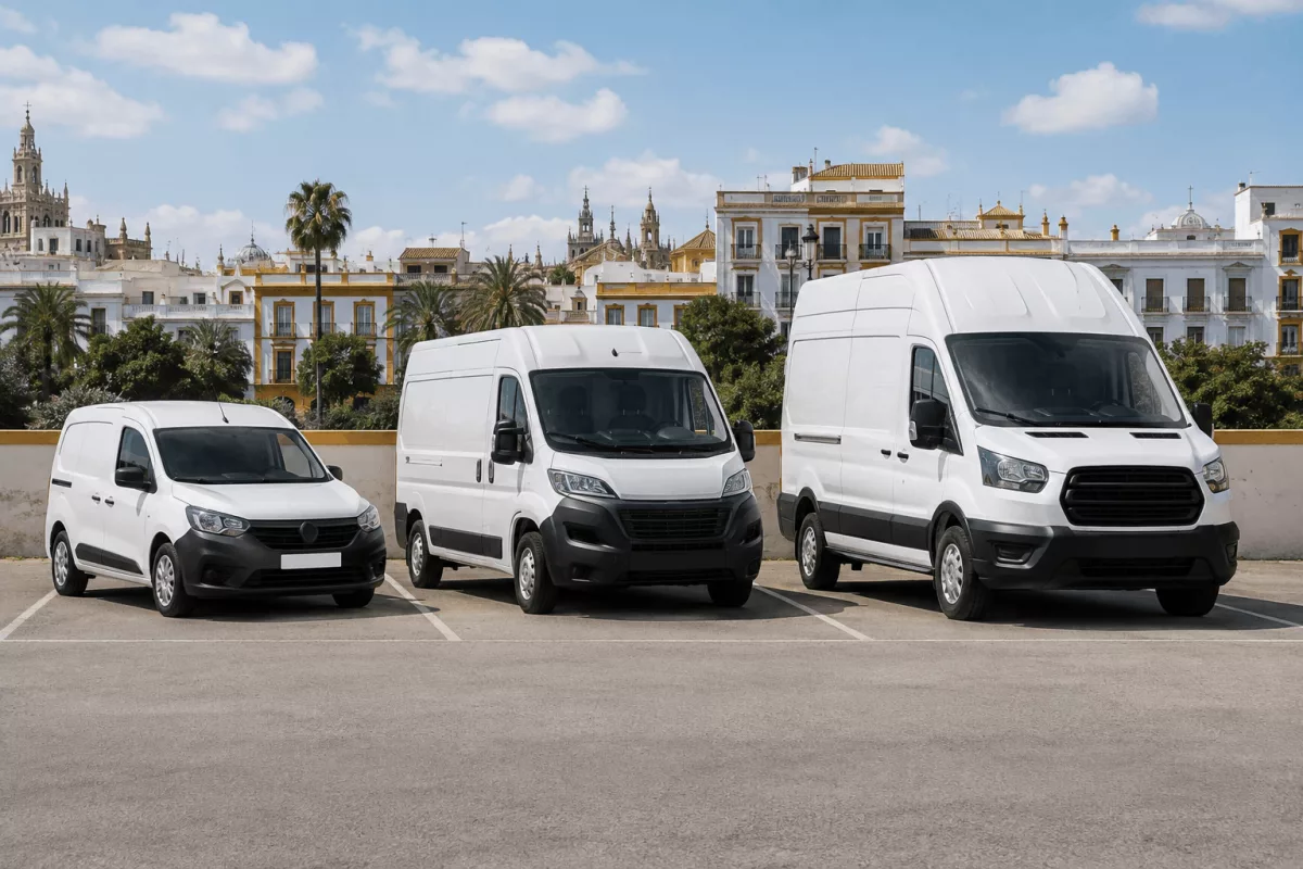 Alquiler de furgonetas por día en Sevilla: cuándo compensa una jornada completa